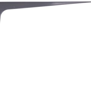 ProSource 21142PGL-PS Shelf Bracket, 170 lb/Pair, 14 in L, 12 in H, Steel, Gray