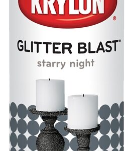 Krylon K03805A00 Craft Spray Paint, Glitter, Starry Night, 5.75 oz, Can