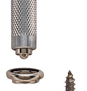 General 1267 Screw Snap Fastener Kit, Nickel