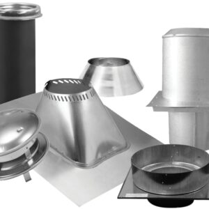 Selkirk 206620 Ceiling Support Kit, Flat, Stainless Steel, For: Model SSII