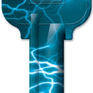 Hy-Ko 16010KW1-08 Key Blank, Solid Brass, Nickel, KW1-08 Key Number