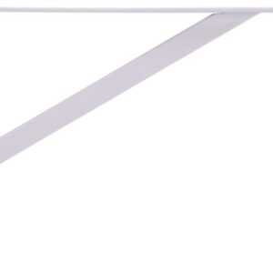 ProSource 21025PHL-PS Heavy-Duty Shelf Bracket, 550 lb/Piece, 16 in L, 10 in H, Steel, White