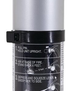 First Alert DHOME1 Rechargeable Fire Extinguisher, 2.4 lb, Monoammonium Phosphate, 1-A:10-B:C Class, Wall