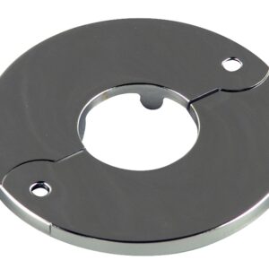Danco 88465 Floor and Ceiling Plate, 1/2 in Connection, IPS, Metal, Chrome Plated