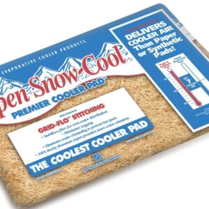 PPS PIP24 Premier Cooler Pad, Fiber, Natural Wood, For Evaporative Cooler Purge Systems