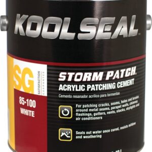 Kool Seal KS0085100-16 Patching Cement, White, Liquid, 1 gal