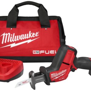 Milwaukee HACKZALL 2520-21XC Reciprocating Saw Kit, Battery Included, 12 V, 4 Ah, 5/8 in L Stroke, 3000 spm