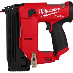 Milwaukee M12 Fuel 2541-20 Compact Brad Nailer, Tool Only, 18 V, 110 Magazine, 0 deg Collation, 18 ga Nail