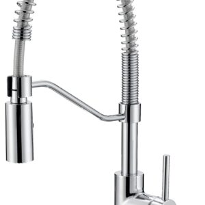 Boston Harbor FP4A0096CP Spring Pull-Down Kitchen Faucet, 1.8 gpm, 1-Handle, 1 or 3-Faucet Hole
