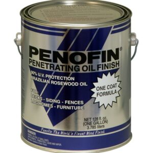 Penofin F3ESAGA Exterior Stain, Sable, Liquid, 1 gal, Oil Base