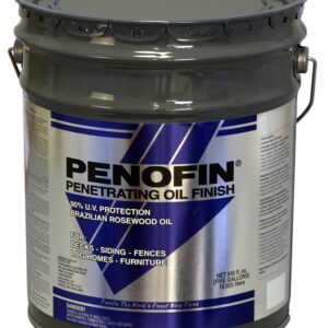 Penofin F5EWR5G Blue Label Original Wood Stain, Red Cedar, Liquid, 5 gal