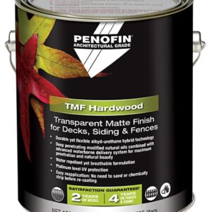 Penofin FAHNMGA Transparent Hardwood Coating, Matte, Natural, Liquid, 1 gal, Can