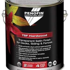 Penofin FAHNSGA Transparent Hardwood Coating, Satin, Natural, Liquid, 1 gal, Can