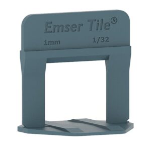 Emser Tile E-LEVEL Series ZEP132E2000 Tile Leveling Spacer, 1/32 in Thick