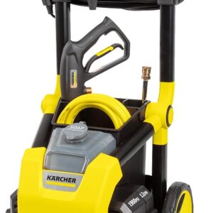 Karcher 1.106-210.0 Electric Pressure Washer, 1-Phase, 13 A, 120 V, 1900 psi Operating, 1.2 gpm, Turbo Nozzle, Black