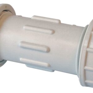 B & K 160-105 Double Seal Coupling, 1 in, Compression, PVC