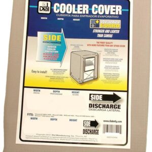 Dial 8728 Evaporative Cooler Cover, For: Arvin WV4500, Champion 3000/WV3500 and Marquis 3000/WV3500 Coolers, 28 in W