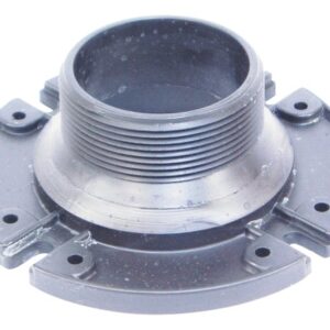 US Hardware P-110C Closet Flange, 3-1/2 in Connection, Male Thread, ABS, Black