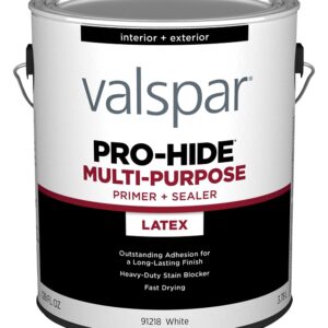 Valspar Pro-Hide 028.0091218.007 Multi-Purpose Primer, White, 1 gal, Metal Pail