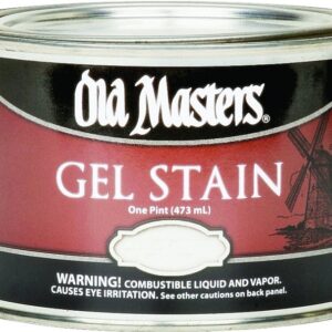 Old Masters 80208 Gel Stain, Golden Oak, Liquid, 1 pt, Can