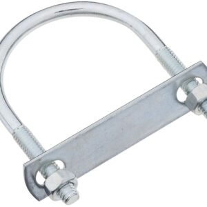 National Hardware N222-182 U-Bolt, 5/16-18 Thread, 1-3/4 in L Thread, Steel, Zinc