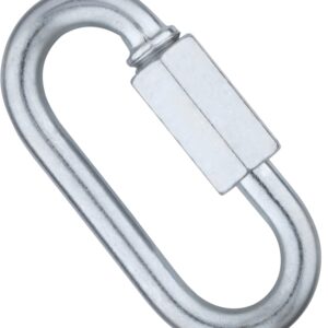 National Hardware N889-011 Quick Link, 1/4 in Trade, 880 lb Working Load, Steel, Zinc
