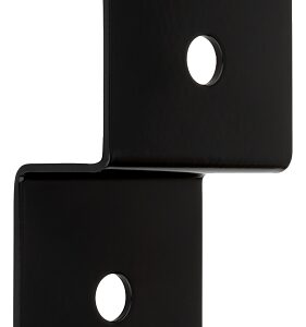 National Hardware Hartley 1219BC Series N800-024 Joist Tie, 10 in L, 3 in W, Steel, Storm Shine/Powder-Coated, Black