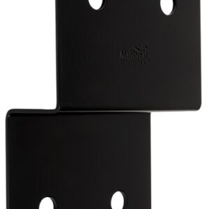 National Hardware Indio 1219BC Series N800-208 Joist Tie, 9-3/4 in L, 5 in W, Steel, Storm Shine/Powder-Coated, Black