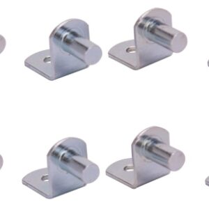 ProSource 25233ZCH-PS Shelf Support 20 lb, Steel, Silver, Riveted Pin Mounting