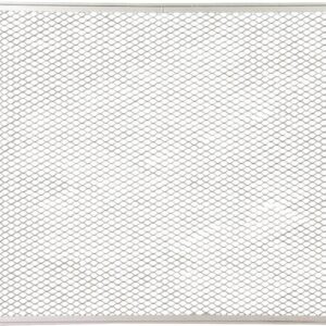 M-D 33282 Door Grill, 19 in W, 24 in H, Aluminum, Mill