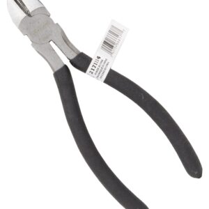 Vulcan PC417-5 Diagonal Cutting Plier, 6 in OAL, 1.2 mm Cutting Capacity, 1.5 in Jaw Opening, Black Handle