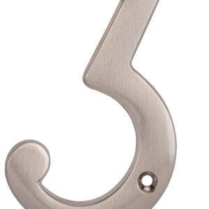 ProSource N-Z043SN-3L-PS House Number, Character: 3, 4 in H Character, 2.36 in W Character