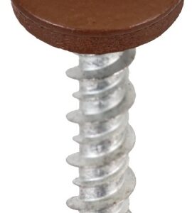 Acorn International SW-MW15BN250 Screw, #9 Thread, High-Low, Twin Lead Thread, Hex Drive, Brown, 250/BAG