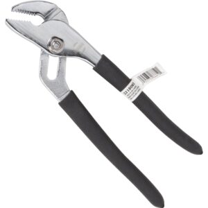 Vulcan JL-NP002 Groove Joint Plier, 8 in OAL, 1 in Jaw, Black Handle, Non-Slip Handle, 1 in W Jaw, 1 in L Jaw