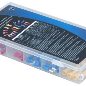 ProSource 60201 Electrical Terminal Connector Assortment, Red, Yellow & Blue, Tin Plated