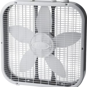 Lasko 3733 Box Fan, 3-Speed, 1710 cfm Air, White