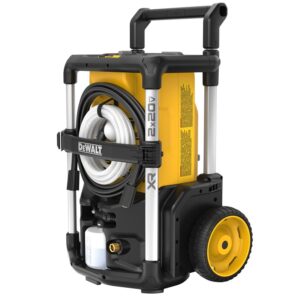 DEWALT DCPW1600Y2 Pressure Washer Kit, Battery Included, 12 Ah, 20 V, 1.2 gpm, 1600 psi Pressure, 25 ft L Hose
