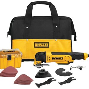 DEWALT DWE315K Oscillating Multi-Tool Kit, 3 A, 0 to 22,000 opm, 1.6 deg Oscillating
