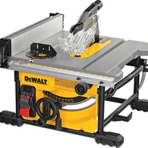 DEWALT DWE7485 Compact Jobsite Table Saw, 120 VAC, 15 A, 8-1/4 in Dia Blade, 5/8 in Arbor, 24-1/2 in Rip Capacity Right