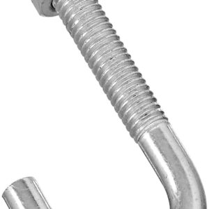 National Hardware 2195BC Series N232-918 J-Bolt, 5/16-18 Thread, 2 in L Thread, 3 in L, 160 lb Working Load, Steel, Zinc
