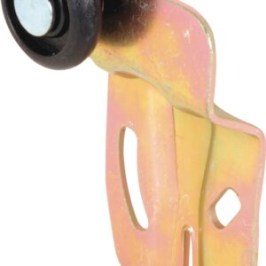 Prime-Line N 6505 Roller Assembly, 7/8 in Dia Roller, 1/4 in W Roller, Steel, Brown, 1-Roller, 60 lb, Side Mounting