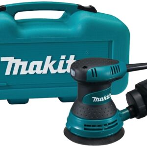 Makita BO5030K Series Random Orbit Sander, Includes: (1) Dust Bag (166078-4), (1) Plastic Tool Case (183782-0), 3 A