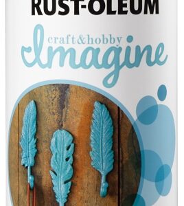 Rust-Oleum Imagine 354073 Craft Spray Paint, Glitter, Turquoise, 10.25 oz, Can