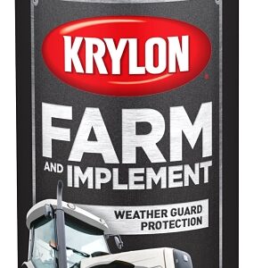 Krylon K01937007 Farm Equipment Spray, Gloss, White, 12 oz