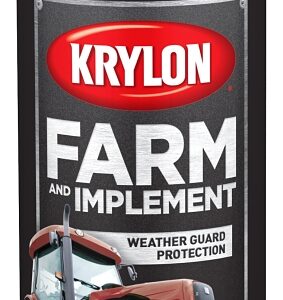 Krylon K01939000 Farm Equipment Spray, High-Gloss, Massey Ferguson Red, 12 oz
