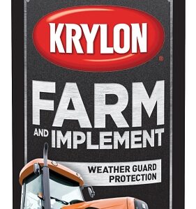 Krylon K01954000 Farm Equipment Spray, High-Gloss, New Kubota Orange, 12 oz