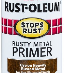 Rust-Oleum 7769830 Primer, Rusty Metal, Flat/Matte, 12 oz