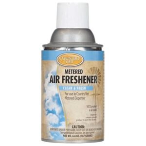 Country Vet 332502CVCA Air Freshener, 6.6 oz Can, Fresh Cotton