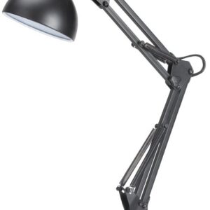 Boston Harbor TL-WK-134E-BK-3L Swing Arm Work Lamp, 120 V, 60 W, 1-Lamp, A19 or CFL Lamp, Black