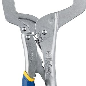Irwin 19T C-Clamp, 2500 lb Clamping, 3-3/8 in Max Opening Size, 2-5/8 in D Throat, Steel Body